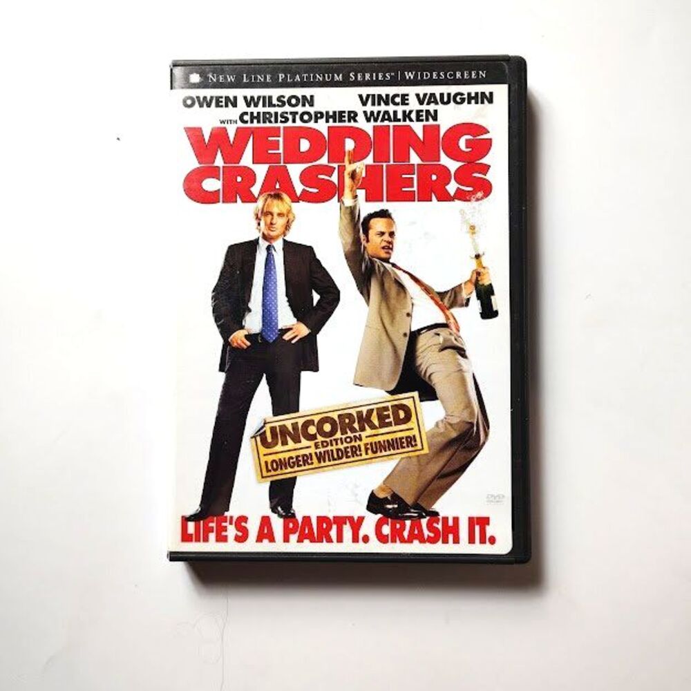Wedding Crashers Comedy DVD Movie Uncorked Version 2006 Owen Wilson Vince Vaughn